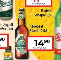 Hruška Pivo radegast rázná 10 nabídka