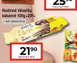 Hruška Rodinné věnečky kakaové nabídka