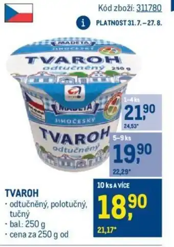 Makro TVAROH nabídka