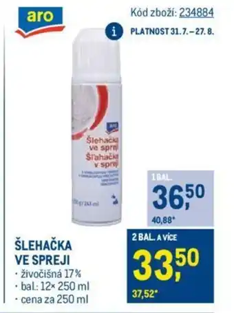 Makro ŠLEHAČKA VE SPREJI nabídka