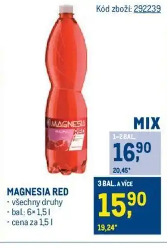 Makro MAGNESIA RED nabídka