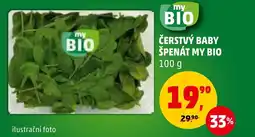 Penny Market ČERSTVÝ BABY ŠPENÁT MY BIO nabídka