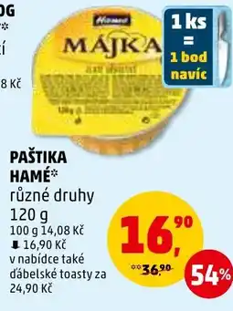 Penny Market PAŠTIKA HAMÉ nabídka