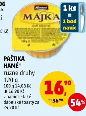 Penny Market PAŠTIKA HAMÉ nabídka