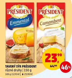 Penny Market TAVENÝ SÝR PRÉSIDENT nabídka