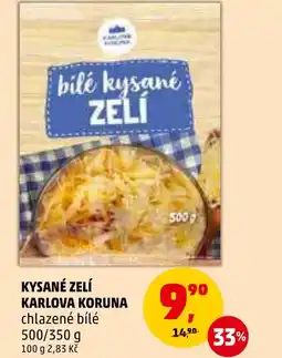 Penny Market KYSANÉ ZELÍ KARLOVA KORUNA nabídka