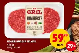 Penny Market HOVĚZÍ BURGER NA GRIL nabídka