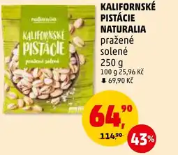 Penny Market KALIFORNSKÉ PISTÁCIE NATURALIA nabídka