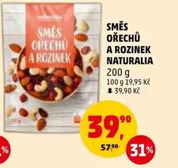 Penny Market SMĚS OŘECHŮ A ROZINEK NATURALIA nabídka