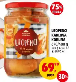 Penny Market UTOPENCI KARLOVA KORUNA nabídka