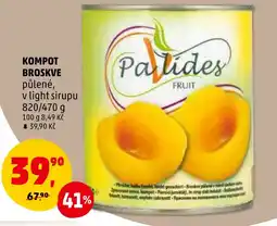 Penny Market KOMPOT BROSKVE nabídka