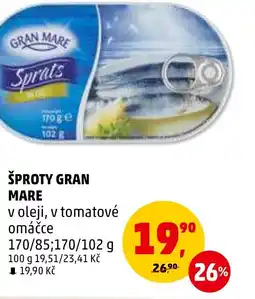 Penny Market ŠPROTY GRAN MARE nabídka