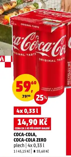 Penny Market COCA-COLA, COCA-COLA ZERO nabídka