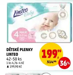 Penny Market DĚTSKÉ PLENKY LINTEO nabídka