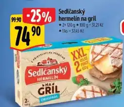 Albert Sedlčanský hermelín na gril nabídka