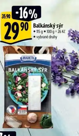 Albert Balkánský sýr nabídka
