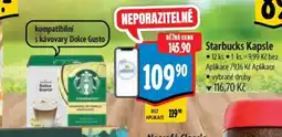 Albert Starbucks Kapsle nabídka