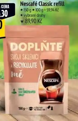 Albert Nescafé Classic refill nabídka