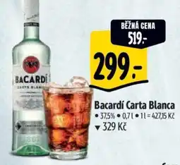 Albert Bacardi Carta Blanca nabídka