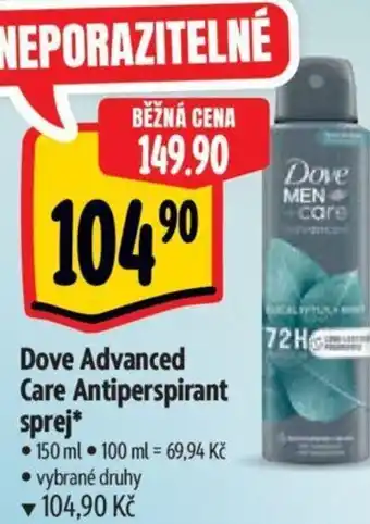 Albert Dove Advanced Care Antiperspirant sprej nabídka