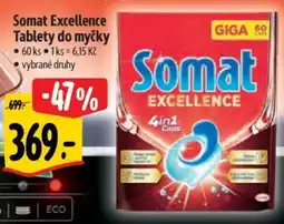 Albert Somat Excellence Tablety do myčky nabídka