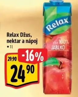 Albert Relax Džus, nektar a nápoj nabídka