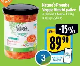 Albert Nature's Promise Veggie Kimchi pálivé nabídka