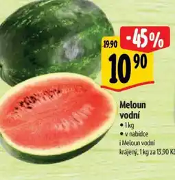 Albert Meloun vodní nabídka