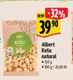 Albert Albert Kešu natural nabídka