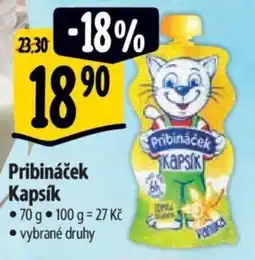 Albert Pribináček Kapsík nabídka