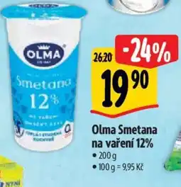 Albert Olma Smetana na vaření 12% nabídka