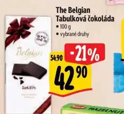 Albert The Belgian Tabulková čokoláda nabídka