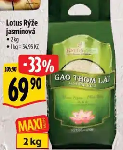 Albert Lotus Rýže jasmínová nabídka