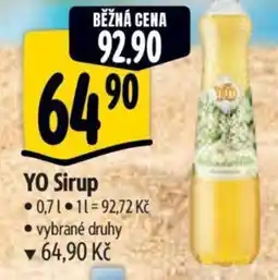 Albert YO Sirup nabídka