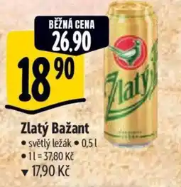 Albert Zlatý Bažant 0.5L nabídka