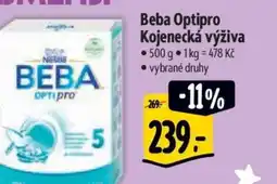 Albert Beba Optipro Kojenecká výživa nabídka