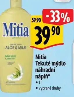 Albert Mitia Tekuté mýdlo náhradní náplň nabídka
