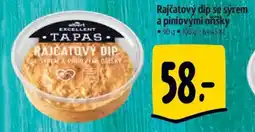 Albert Rajčatový dip se sýrem a piniovými oříšky nabídka