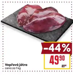 Billa Vepřová játra nabídka