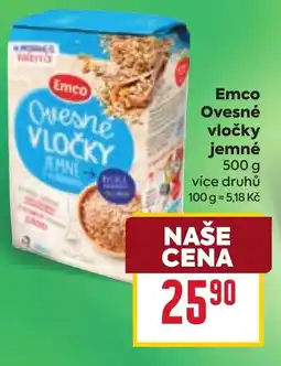 Billa Emco Ovesné vločky jemné nabídka