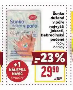 Billa Debrecínská pečeně nabídka