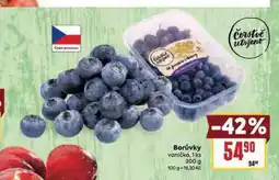 Billa Borůvky nabídka