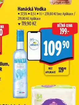 Albert Hanácká vodka nabídka