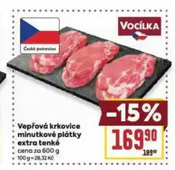Billa Vepřová krkovice nabídka