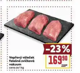 Billa Vepřový váleček falešná svíčková nabídka