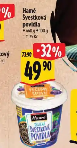 Albert Hamé švestková povidla nabídka