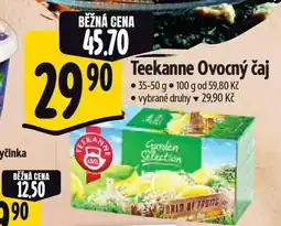 Albert Teekanne čaj nabídka