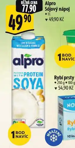Albert Alpro sójový nápoj nabídka