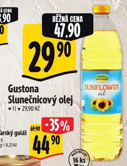 Albert Gustona slunečnicový olej nabídka