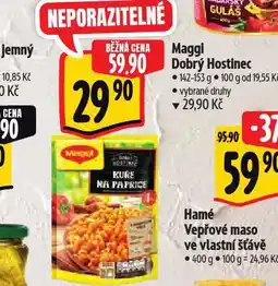 Albert Maggi dobrý hostinec nabídka